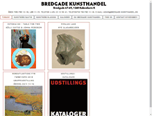 Tablet Screenshot of bredgade-kunsthandel.dk